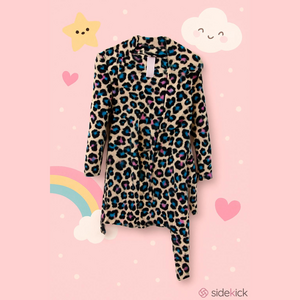 Jelli Fish Size L In Girls Adorable Animal Hooded Kids Pajama Robe
